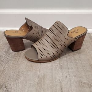NEW Susina Danella Perforated Block Heel Sandals